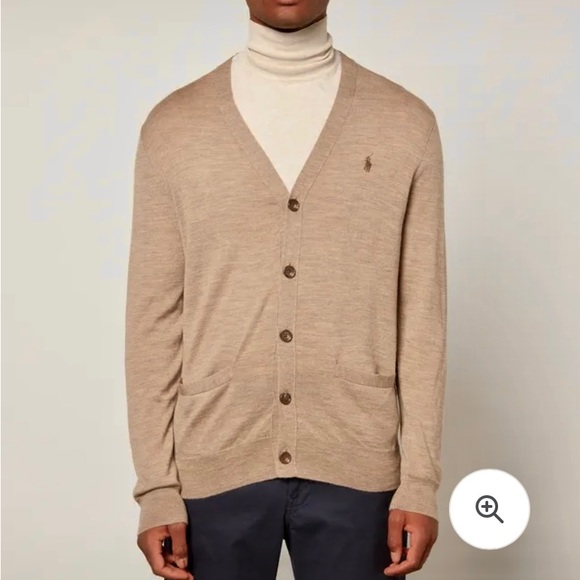 NWT Polo Ralph Lauren Merino Wool Cardigan
Logo on chest men camel size 2XL - Picture 2 of 10